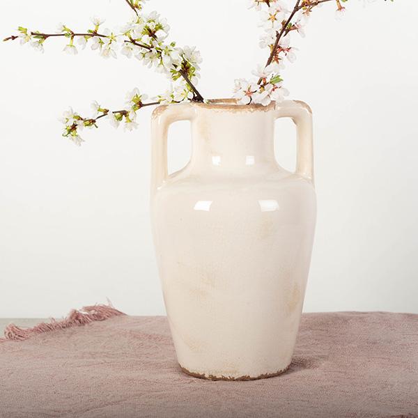 GLAZED FLOWER VASE