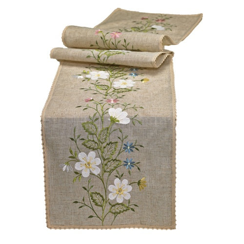 FLORAL TABLE RUNNER