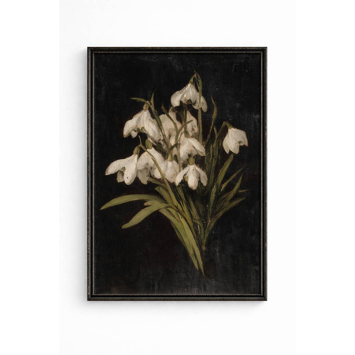 VINTAGE FLORAL BOTANICAL CANVAS PRINT