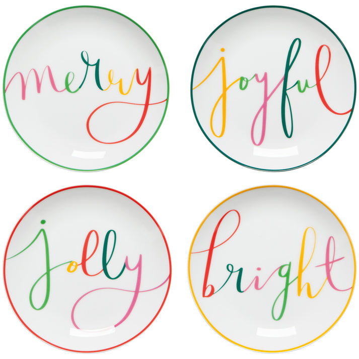CHRISTMAS APPETIZER PLATES