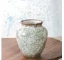 GREEN HEIRLOOM PLUM VASE