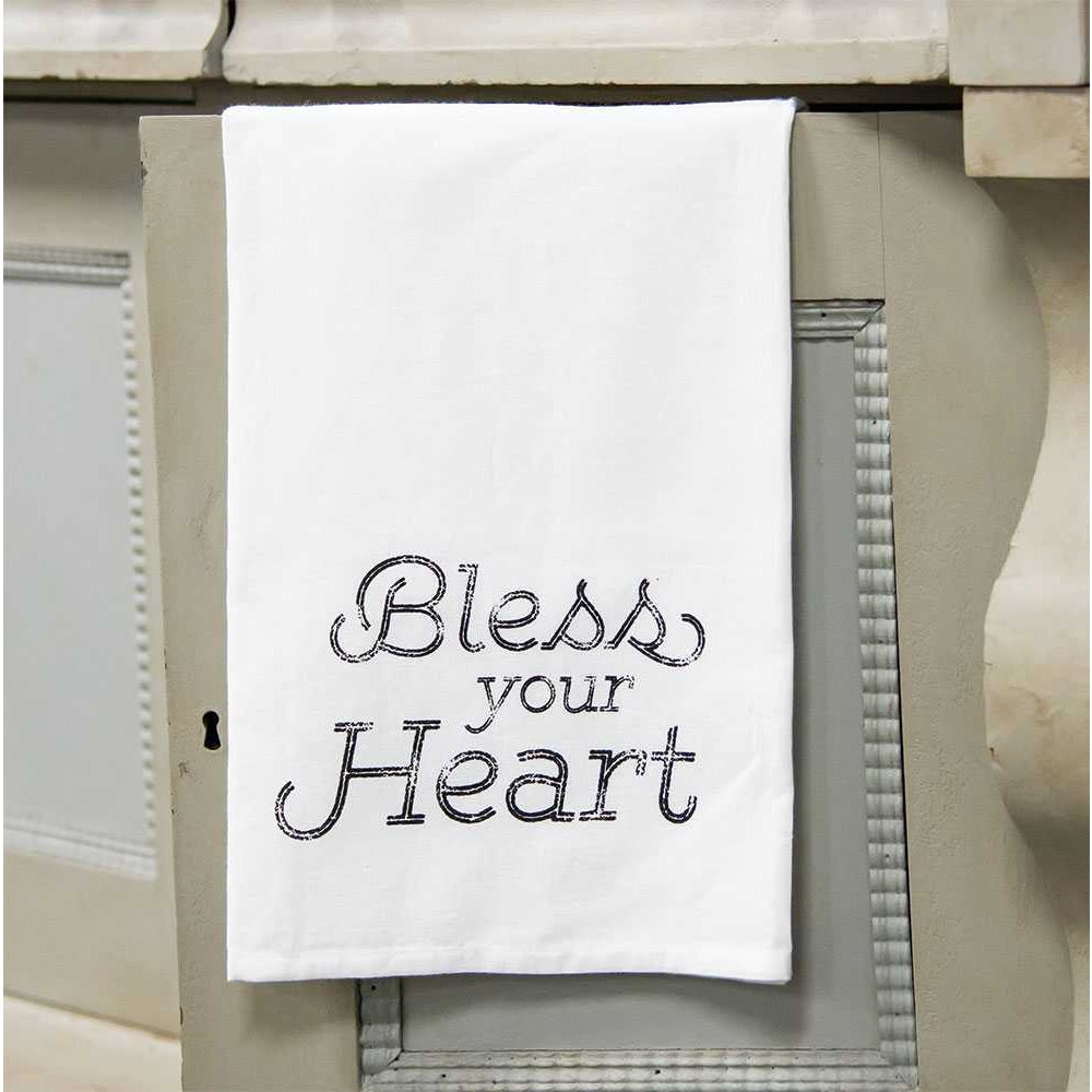 BLESS YOUR HEART DISH TOWEL