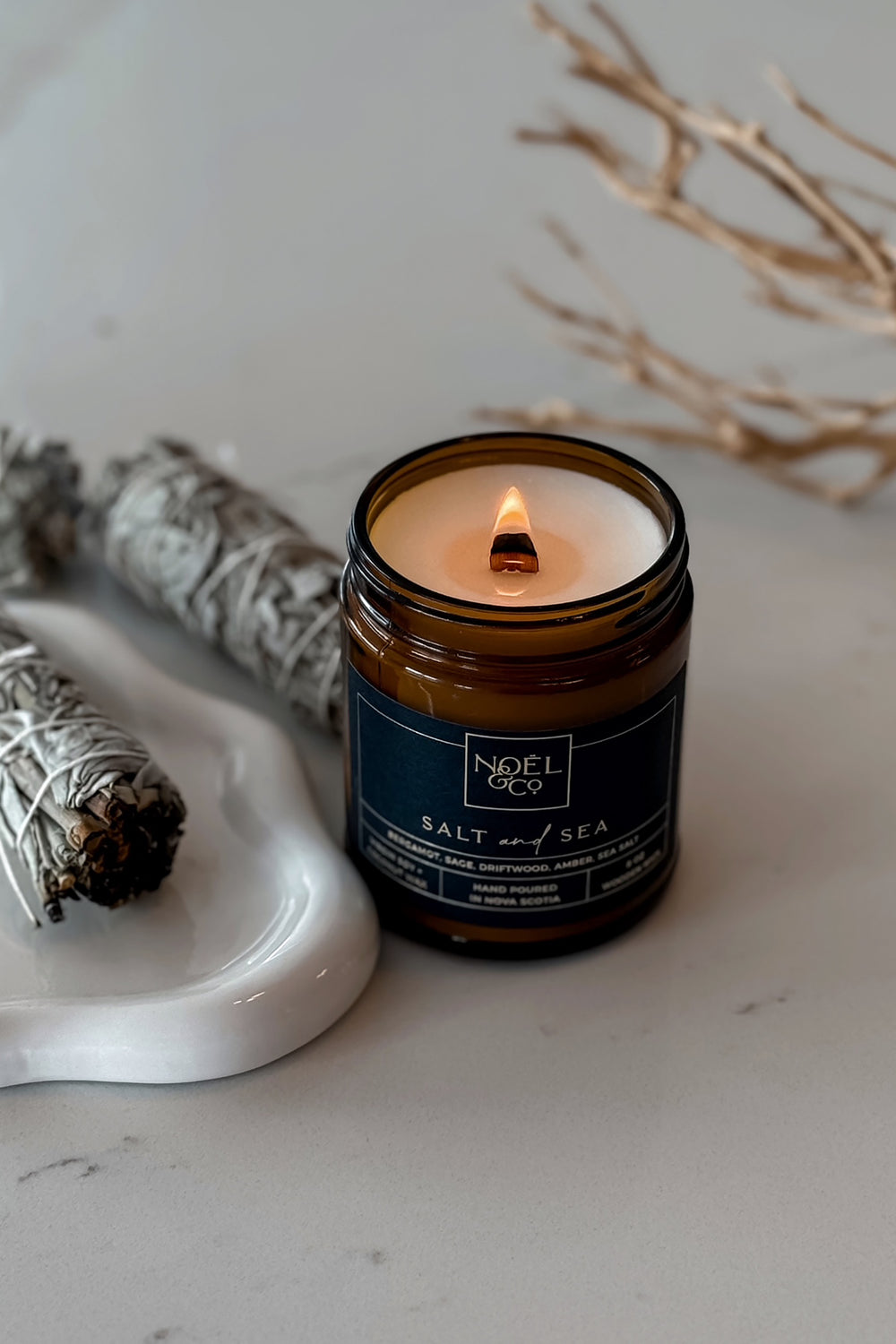 SALT & SEA 8OZ CANDLE