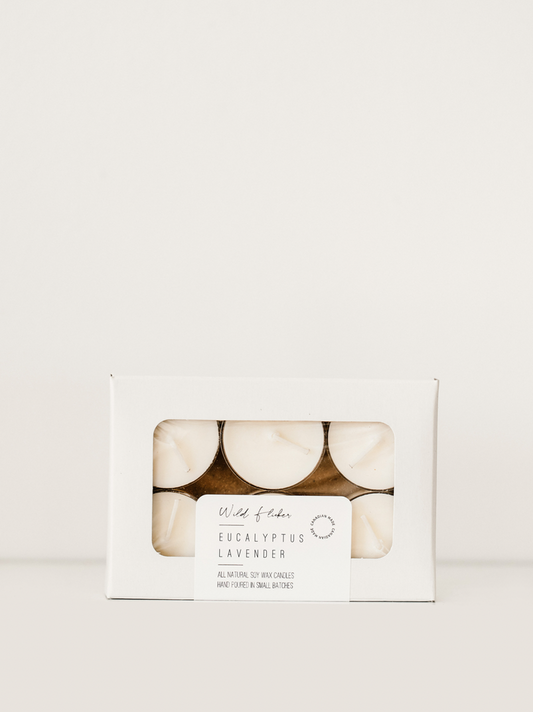 EUCALYPTUS LAVENDER SOY WAX TEALIGHTS