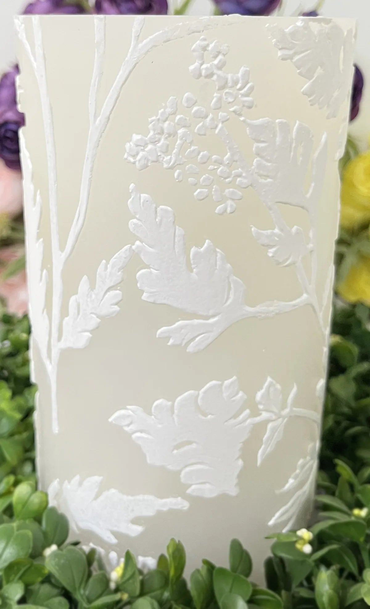 LEAVES & BEADS LED WATER CANDLE