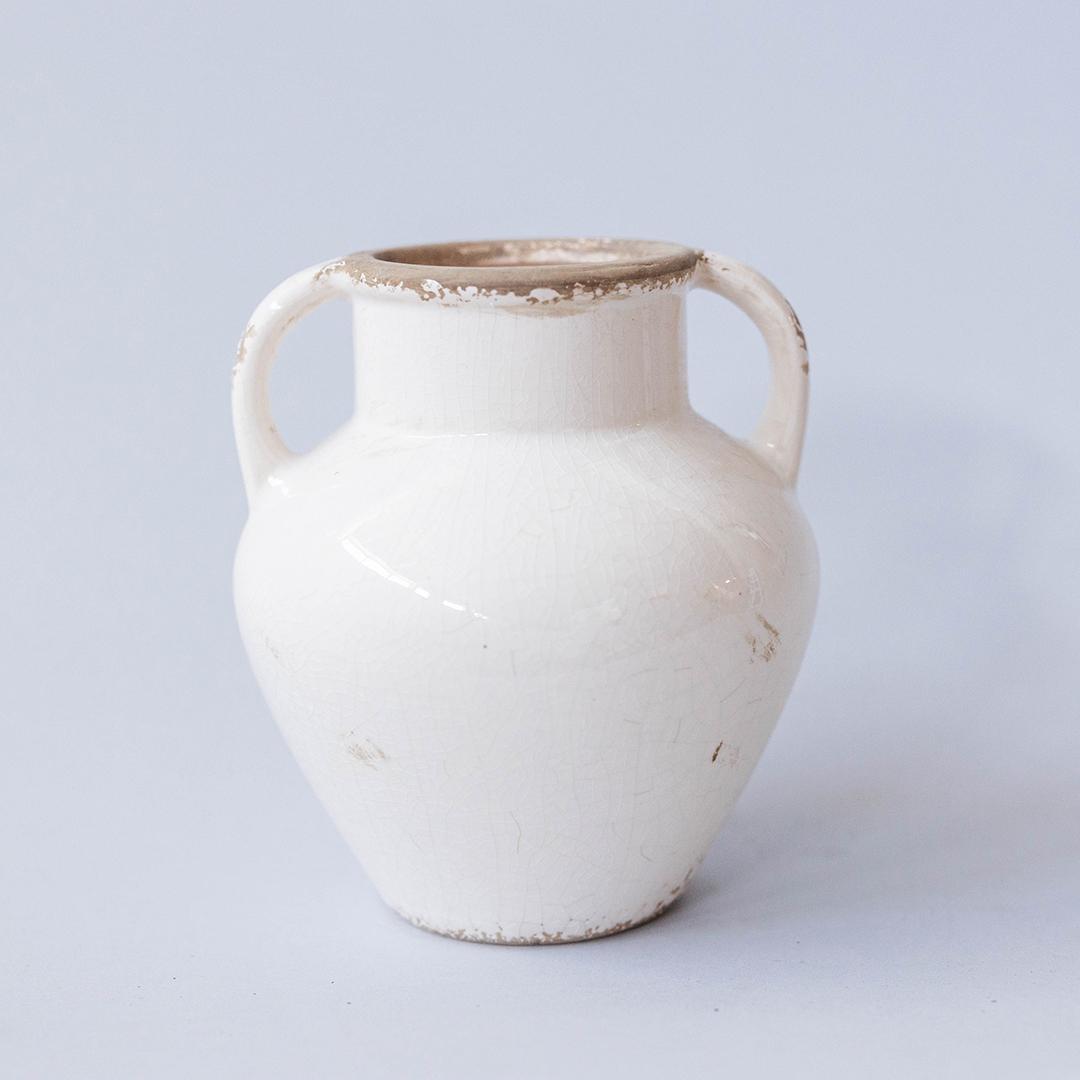 GLAZED CERAMIC VASE