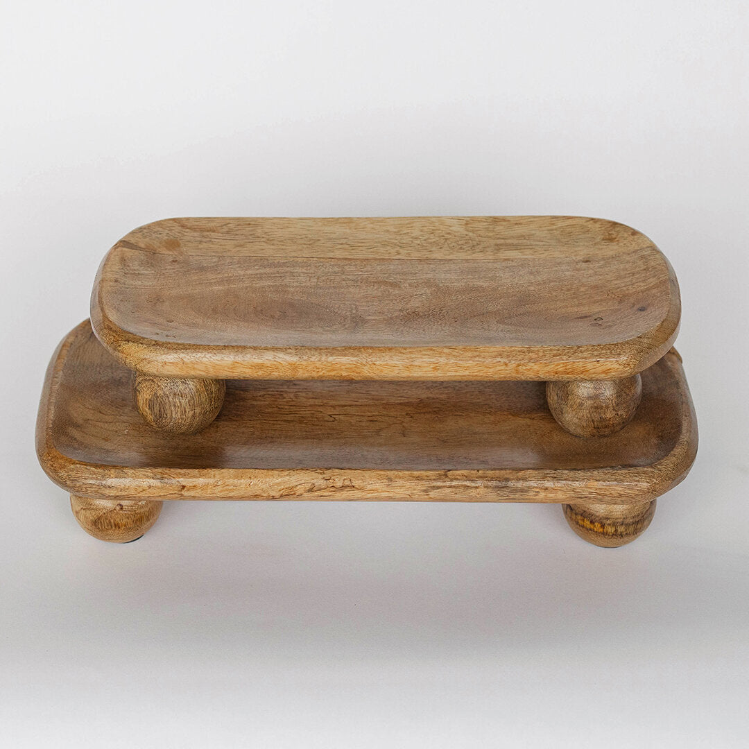 WOODEN BALL TRAY