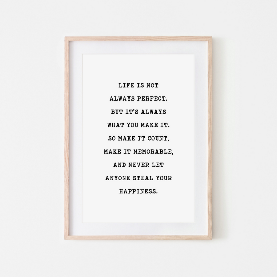 HAPPINESS PRINT 8X10