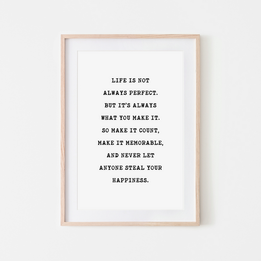 HAPPINESS PRINT 8X10