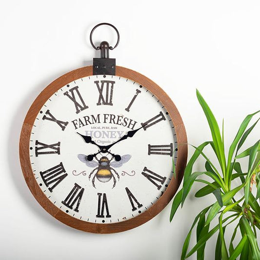 FARM FRESH WALL CLOCK