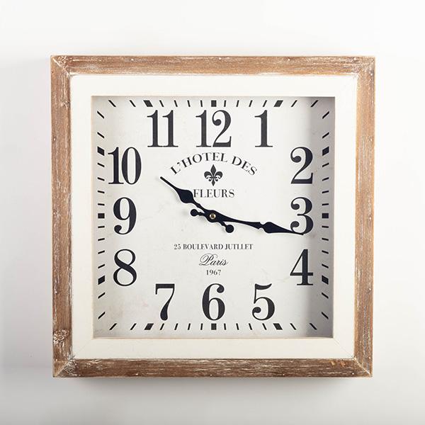 L'HOTEL DES FLEURS WALL CLOCK