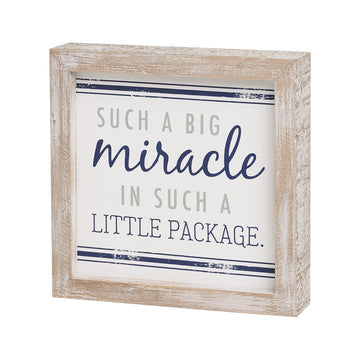 BIG MIRACLE LITTLE PACKAGE BLOCK