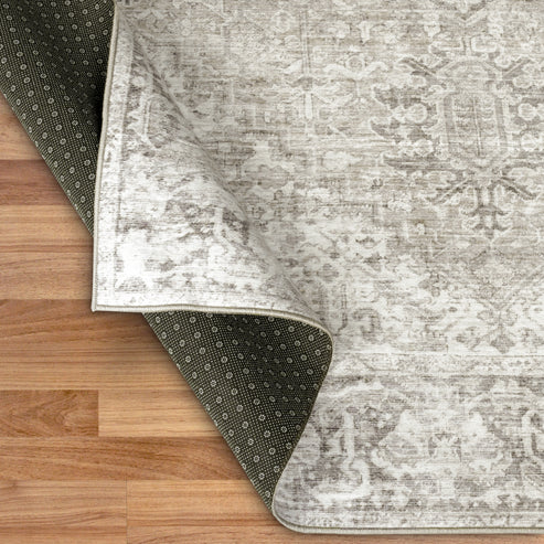 LYLE BEIGE IVORY WASHABLE RUG
