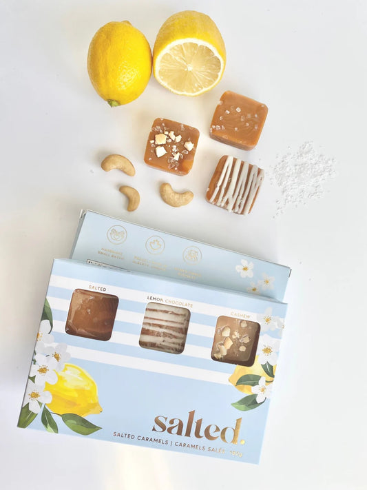 SPRINGTIME SALTED CARAMELS