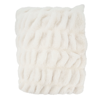 TUFTED RABBIT THROW BLANKET