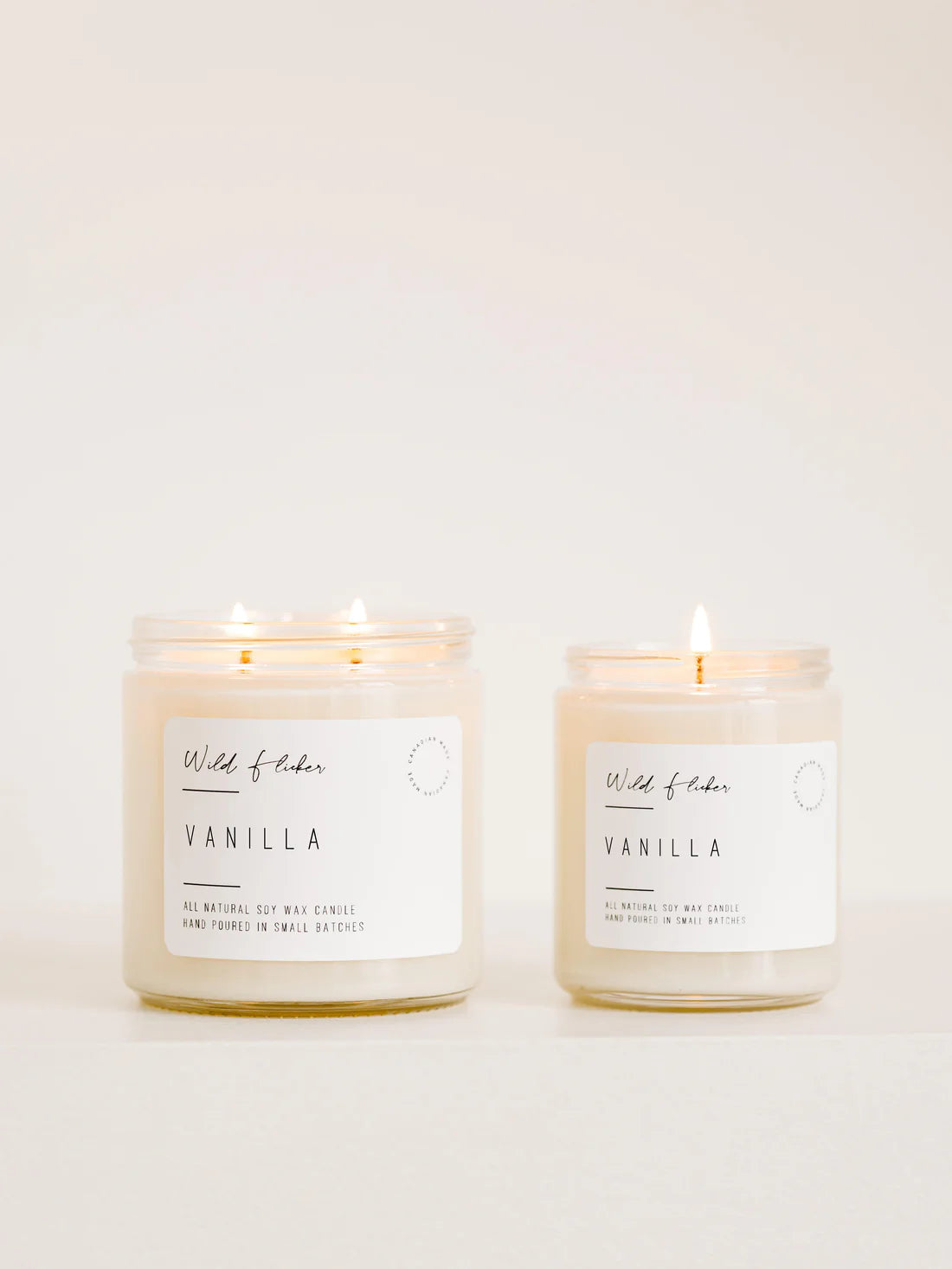 VANILLA SOY WAX CANDLE