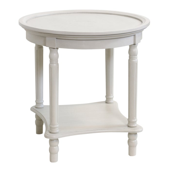 MOONLIT GRAY END TABLE