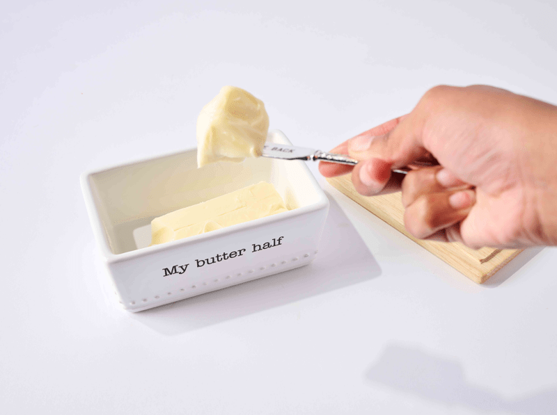 MY BUTTER HALF BUTTER DISH