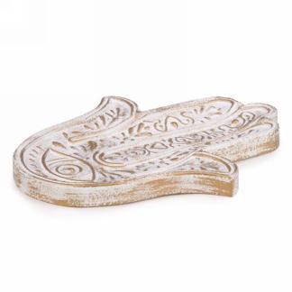 DECOR HAND IN WHITE AND GOLD