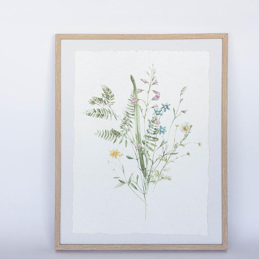 FIELD FLOWERS FRAMED ART
