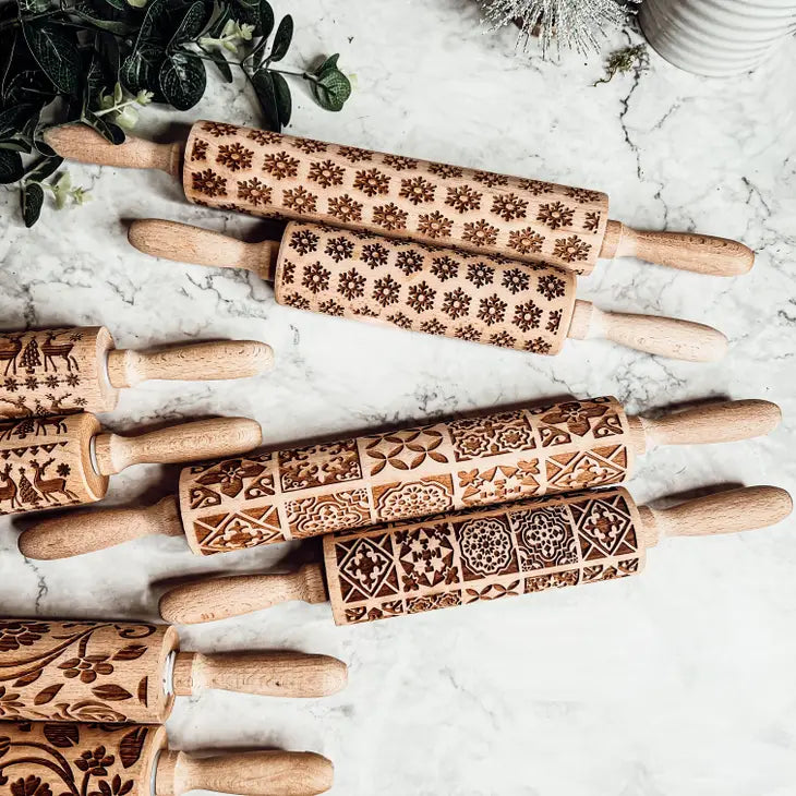 EMBOSSED ROLLING PIN