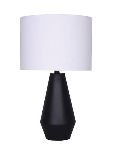 GEOMETRIC BLACK TABLE LAMP