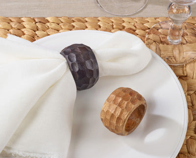 CHUNKY WOOD NAPKIN RING